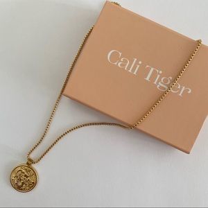 Cali Tiger Coin Necklace